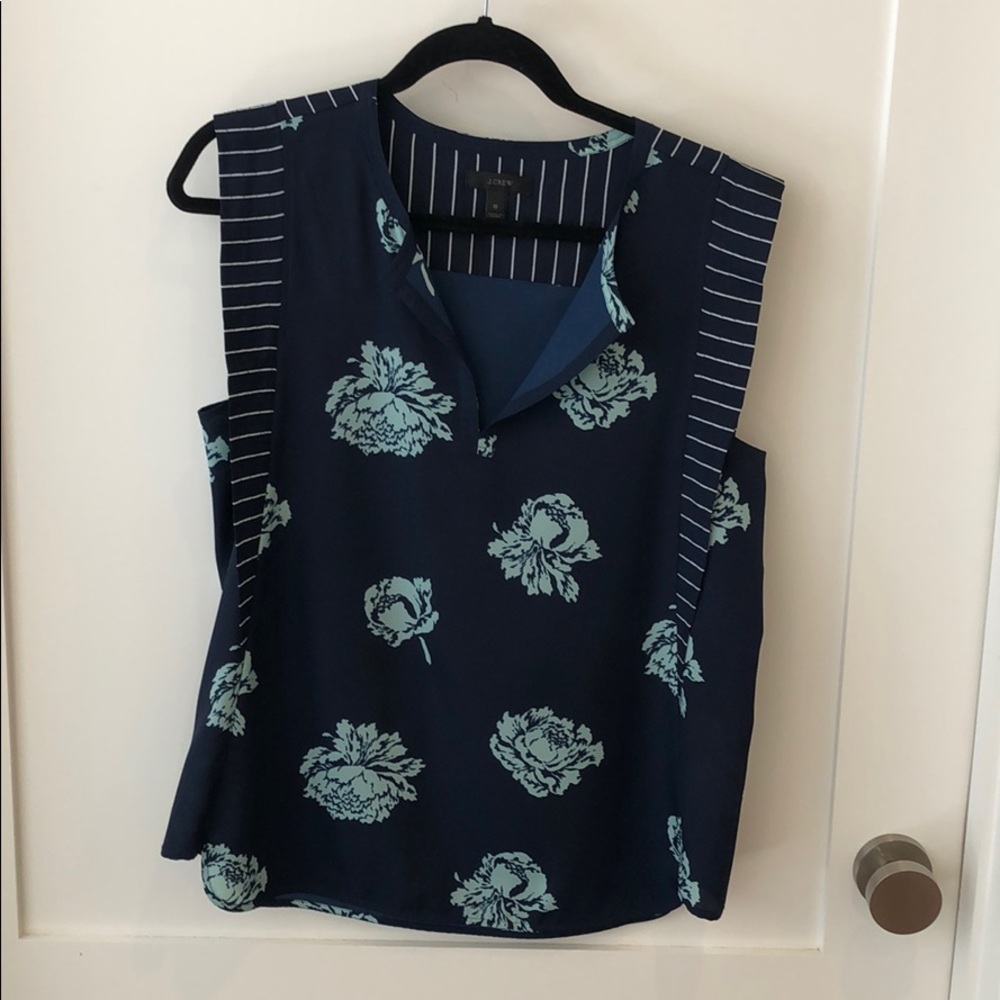 J.Crew Patterned Blouse - image 1